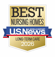 U.S. News Best Nursing Homes Long-Term Rehabilitation Award Badge