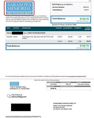 Sample FPG bill