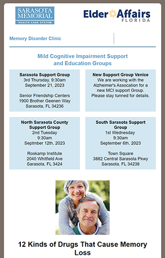 Memory Clinic Newsletter Memory Clinic Newsletter