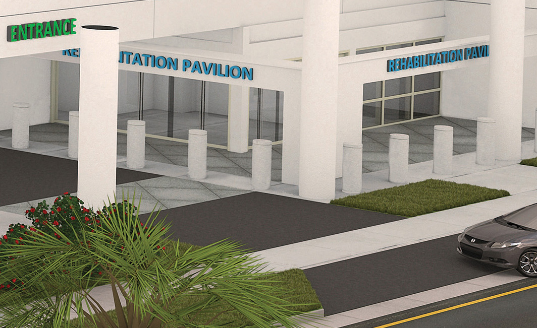 Rehabilitation Pavilion - Dedicated Entrance
