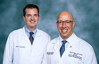 Medical Director of Head and Neck Endocrine Surgery Dr. Ralph Tufano (right) and Co-Medical Director Dr. Mark A Lupo